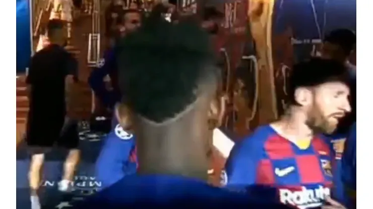 No dijo "les metemos ocho": el video de Messi antes de salir a jugar el segundo tiempo