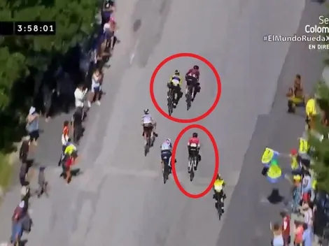 ¿Lo vio? Así fue el potente final de etapa de Roglic vs. Egan y Nairo Quintana