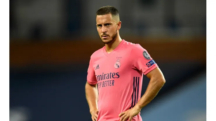 Foto de Eden Hazard, jugador de Real Madrid.