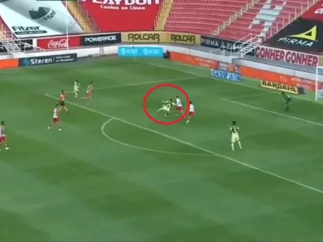 Fede, siempre Viñas: golazo de volea para que América derrote a Necaxa