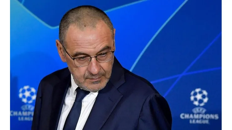 Maurizio Sarri, en la cuerda floja.