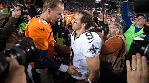 Peyton Manning y Drew Brees (Getty)