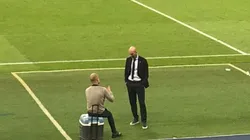 Historia pura: Zidane y Guardiola se quedaron charlando tras el City-Madrid