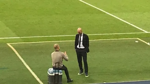 Historia pura: Zidane y Guardiola se quedaron charlando tras el City-Madrid