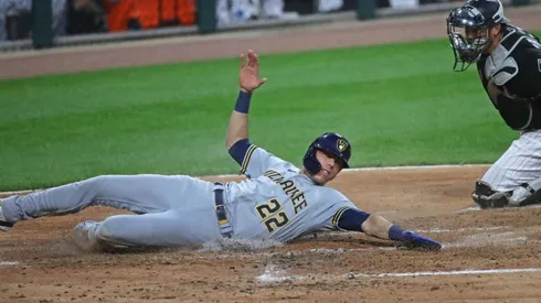 Christian Yelich, estrella de los Brewers (Getty Images)