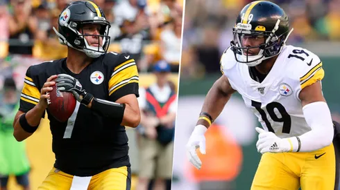 Ben Roethlisberger y JuJu Smith-Schuster (Getty Images)