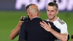 Zidane y Bale, juntos pero separados. (Getty)