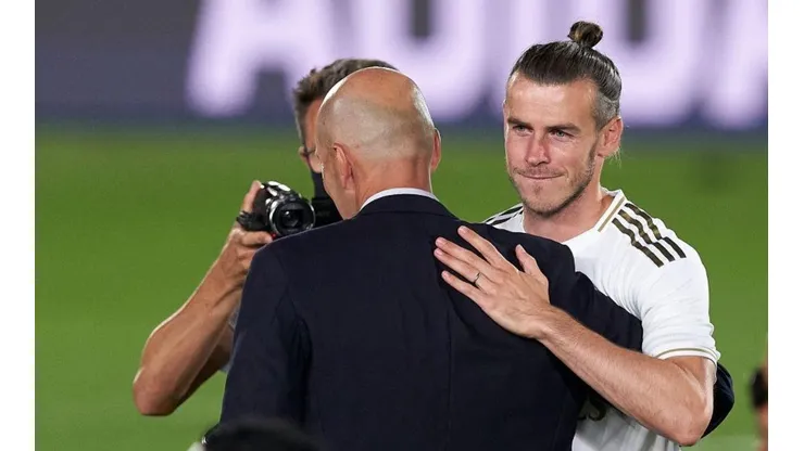 Zidane y Bale, juntos pero separados. (Getty)