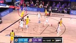 Alex Caruso se vistió de LeBron James y definió al estilo del Rey