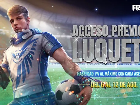 Free Fire lanza un nuevo evento para conseguir a Luqueta de manera anticipada y con descuento