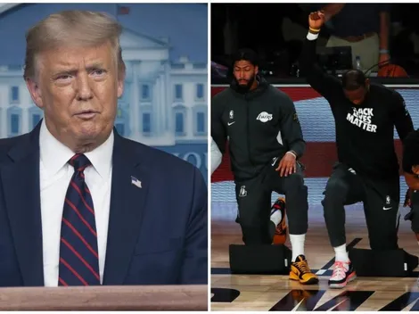 Donald Trump en picada contra la NBA