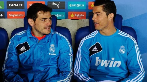Casillas y Cristiano, juntos en Real Madrid.
