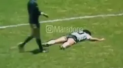 "¿Por qué camina así Maradona?", el video que la rompe en Twitter