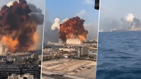 Los 10 videos más impactantes de la explosión en Beirut