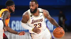 LeBron James, estrella de los Lakers (Getty Images)
