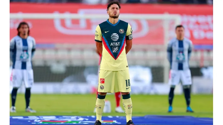 Bruno Valdez antes del juego ante Pachuca (Getty Images)