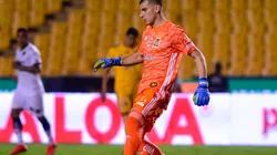 Nahuel Guzmán y una declaración para guardar.