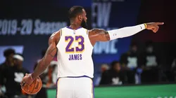 LeBron James, estrella de los Lakers (Getty Images)
