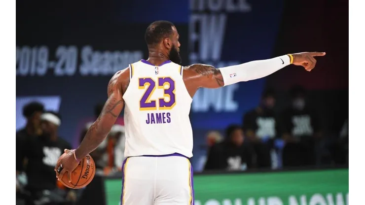 LeBron James, estrella de los Lakers (Getty Images)