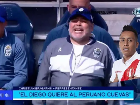 Se lo pelean en Argentina: Diego Maradona también quiere a Christian Cueva