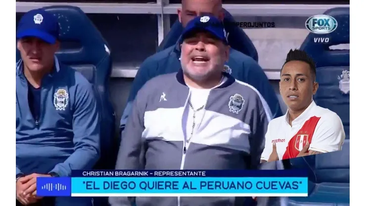 Diego Maradona es entrenador de Gimnasia.