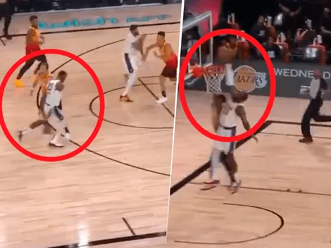 Magia a la ofensiva y un tremendo tapón: LeBron James está encendido