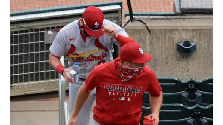 Jugadores de los Cardinals (Getty Images)
