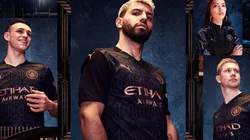 Una obra de arte: Manchester City presentó su nueva camiseta suplente