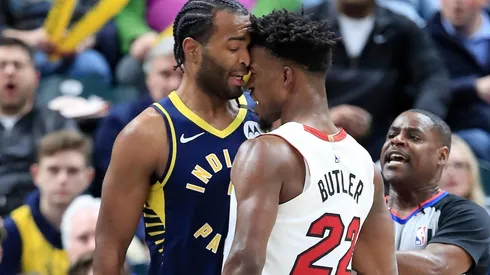 TJ Warren y Jimmy Butler (Getty Images)