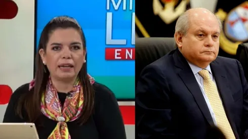 Milagros Leiva es conductora en Willax TV.