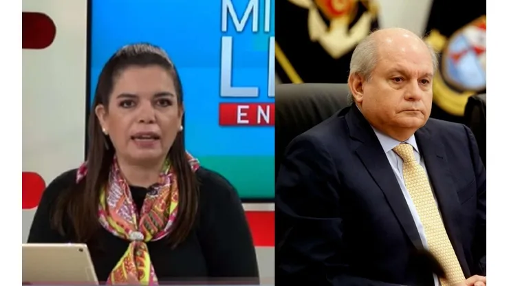Milagros Leiva es conductora en Willax TV.
