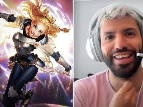 Lo pierde el City: el Kun Agüero comenzó a streamear League of Legends ¡Main Lux!