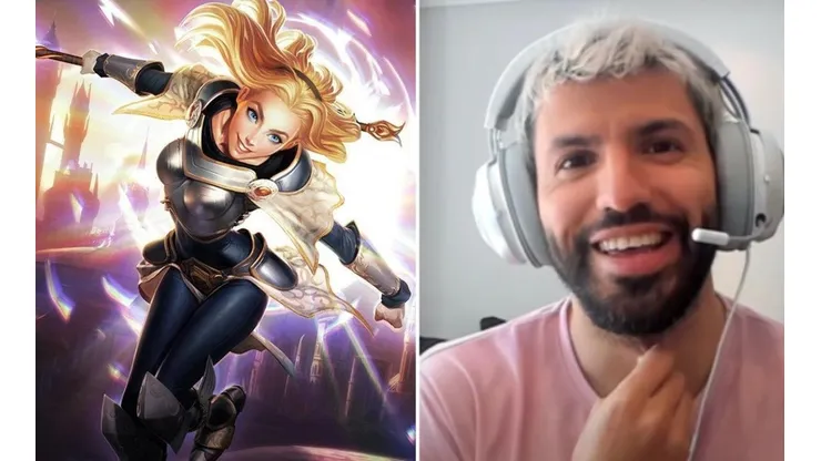 Lo pierde el City: el Kun Agüero comenzó a streamear League of Legends ¡Main Lux!