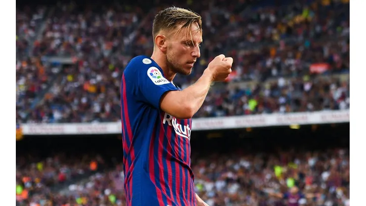 Ivan Rakitic durante un encuentro de Barcelona.