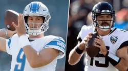 Matthew Stafford y Gardner Minshew (Getty Images)