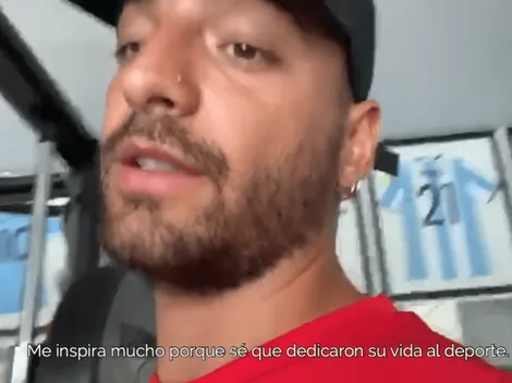 De quién es la camiseta de Boca que Maluma tiene en su casa