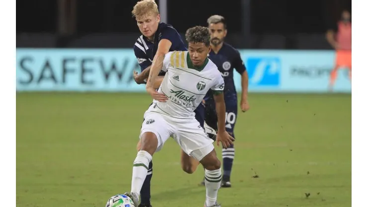 Andy Polo, jugador peruano del Portland Timbers de la MLS de Estados Unidos.