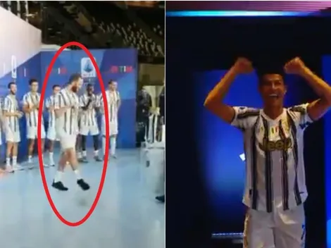 Cuadrado los contagió: los virales bailes de Cristiano e Higuaín con la 'Juve'