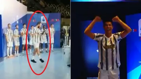 Los biales de Gonzalo Higuaín y Cristiano Ronaldo en el título de la Juventus.