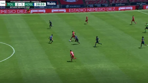 Toluca gana por 2-1 sobre Atlético San Luis.