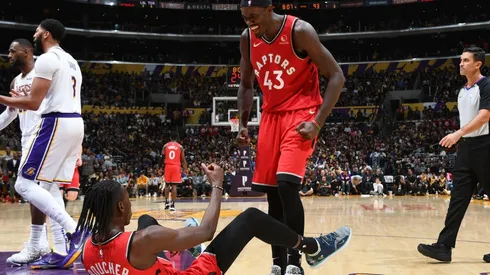 Toronto Raptors ante Los Angeles Lakers (Getty)