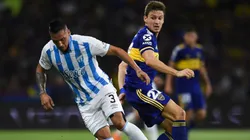 Fabián Monzón en un partido contra Boca.