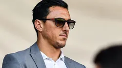 Nicolás Burdisso durante su paso por la dirigencia de Boca.