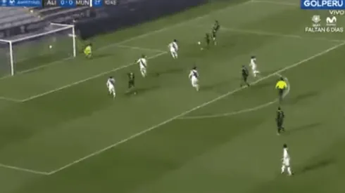 Gonzalo Sanchez recibió una gran asistencia de Cruzado.