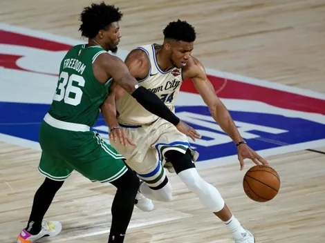 En Boston Celtics critican a árbitros por "proteger" a Giannis