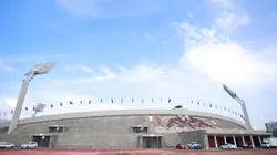 El Estadio Universitario amaneció con banderas provocativas contra Pumas