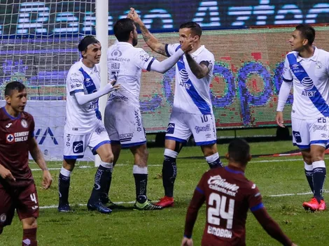 Puebla trolleó al Cruz Azul tras el empate de Orbelín Pineda
