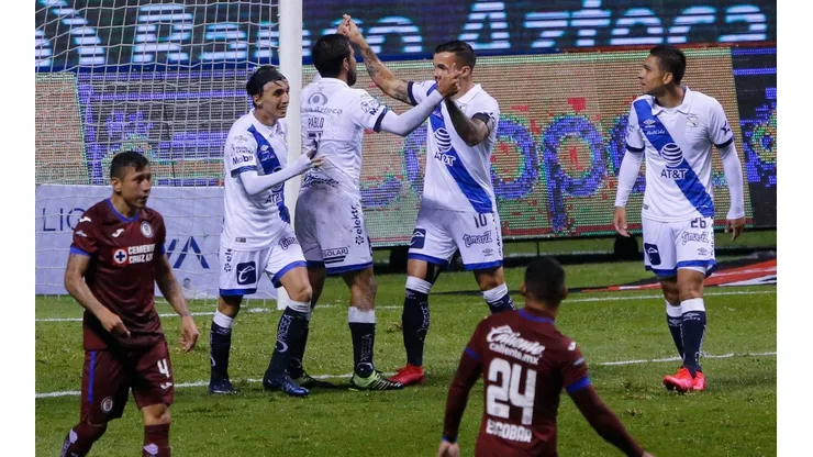 Puebla trolleó al Cruz Azul tras el empate de Orbelín Pineda