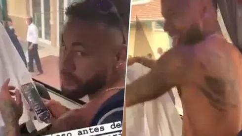 Se lo nota muy nervioso: el video de Neymar bailando sin camiseta antes de la final