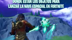 Dónde están el escudo de calor, paquete de pilas y propulsor de la nave espacial en Fortnite